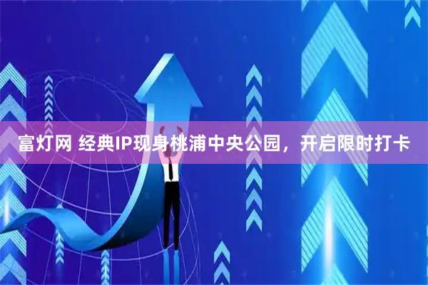富灯网 经典IP现身桃浦中央公园，开启限时打卡